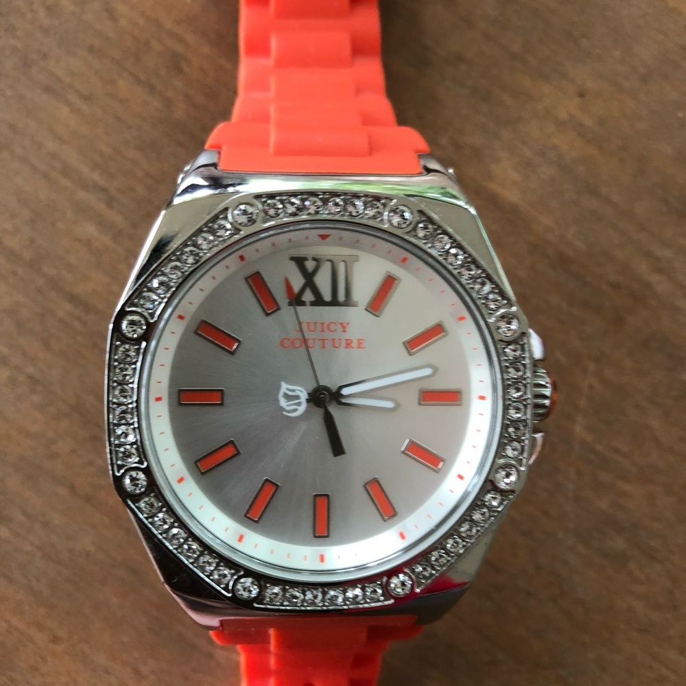 Juicy Couture timepieces- watch with orange band